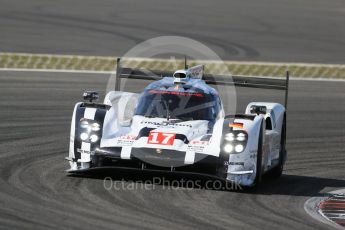 World © Octane Photographic Ltd. FIA World Endurance Championship (WEC), 6 Hours of Nurburgring , Germany - Race, Sunday 30th August 2015. Porsche Team – Porsche 919 Hybrid - LMP1 - Timo Bernhard, Mark Webber and Brendon Hartley. Digital Ref : 1398LB1D7610