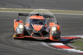 World © Octane Photographic Ltd. FIA World Endurance Championship (WEC), 6 Hours of Nurburgring , Germany - Race, Sunday 30th August 2015. G-Drive Racing – Nissan Ligier JS P2 – LMP2 – Gustavo Yacaman, Ricardo Gonzalez and Luis Felipe Derani. Digital Ref : 1398LB1D7625