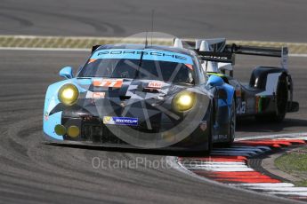 World © Octane Photographic Ltd. FIA World Endurance Championship (WEC), 6 Hours of Nurburgring , Germany - Race, Sunday 30th August 2015. Dempsey-Proton Racing – Porsche 911 RSR - LMGTE Am – Patrick Dempsey, Patrick Long and Marco Seefried and Straka Racing – Gibson 015S - LMP2 – Nick Leventis, Jonny Kane and Danny Watts. Digital Ref : 1398LB1D7703