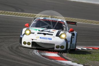 World © Octane Photographic Ltd. FIA World Endurance Championship (WEC), 6 Hours of Nurburgring , Germany - Race, Sunday 30th August 2015. Porsche Team Manthey – Porsche 911RSR - LMGTE Pro – Richard Lietz and Michael Chistensen. Digital Ref : 1398LB1D7741