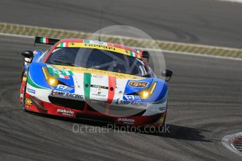 World © Octane Photographic Ltd. FIA World Endurance Championship (WEC), 6 Hours of Nurburgring , Germany - Race, Sunday 30th August 2015. AF Corse – Ferrari F458 Italia GT2 - LMGTE Pro – Gianmaria Bruni, Toni Vilander. Digital Ref : 1398LB1D7748