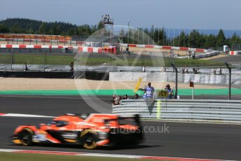 World © Octane Photographic Ltd. FIA World Endurance Championship (WEC), 6 Hours of Nurburgring , Germany - Race, Sunday 30th August 2015. G-Drive Racing – Nissan Ligier JS P2 – LMP2 – Gustavo Yacaman, Ricardo Gonzalez and Luis Felipe Derani. Digital Ref : 1398LB5D1231