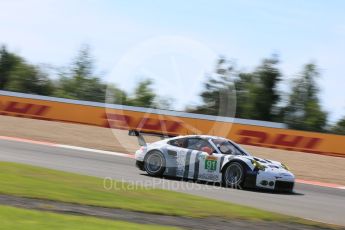 World © Octane Photographic Ltd. FIA World Endurance Championship (WEC), 6 Hours of Nurburgring , Germany - Race, Sunday 30th August 2015. Porsche Team Manthey – Porsche 911RSR - LMGTE Pro – Richard Lietz and Michael Chistensen. Digital Ref : 1398LB5D1403