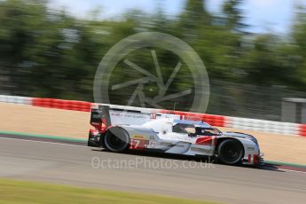 World © Octane Photographic Ltd. FIA World Endurance Championship (WEC), 6 Hours of Nurburgring , Germany - Race, Sunday 30th August 2015. Audi Sport Team Joest- Audi R18 e-tron Quatrro - LMP1 - Andre Lotterer, Benoit Treluyer and Marcel Fassler. Digital Ref : 1398LB5D1414