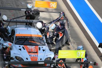 World © Octane Photographic Ltd. FIA World Endurance Championship (WEC), 6 Hours of Nurburgring , Germany - Race, Sunday 30th August 2015. Aston Martin Racing – Aston Martin Vantage GTE - LMGTE Am – Roalde Goethe, Stuart Hall and Francesco Castellacci. Digital Ref : 1398LB5D1472