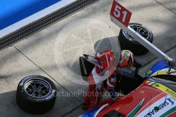 World © Octane Photographic Ltd. FIA World Endurance Championship (WEC), 6 Hours of Nurburgring , Germany - Race, Sunday 30th August 2015. AF Corse – Ferrari F458 Italia GT2 - LMGTE Pro – Gianmaria Bruni, Toni Vilander. Digital Ref : 1398LB5D1546