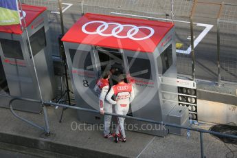 World © Octane Photographic Ltd. FIA World Endurance Championship (WEC), 6 Hours of Nurburgring , Germany - Race, Sunday 30th August 2015. Audi Sport Team Joest- pitwall. Digital Ref : 1398LB5D1903