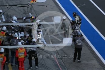World © Octane Photographic Ltd. FIA World Endurance Championship (WEC), 6 Hours of Nurburgring , Germany - Race, Sunday 30th August 2015. Porsche Team – Porsche 919 Hybrid - LMP1 - Timo Bernhard, Mark Webber and Brendon Hartley. Digital Ref : 1398LB5D1905