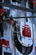 World © Octane Photographic Ltd. FIA World Endurance Championship (WEC), 6 Hours of Nurburgring , Germany - Race, Sunday 30th August 2015. Audi Sport Team Joest- Audi R18 e-tron Quatrro - LMP1 - Oliver Jarvis, Lucas di Grassi and Loic Duval. Digital Ref : 1398LB5D1951
