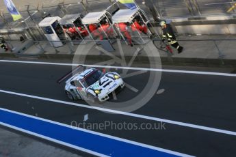 World © Octane Photographic Ltd. FIA World Endurance Championship (WEC), 6 Hours of Nurburgring , Germany - Race, Sunday 30th August 2015. Porsche Team Manthey – Porsche 911RSR - LMGTE Pro – Richard Lietz and Michael Chistensen. Digital Ref : 1398LB5D2050