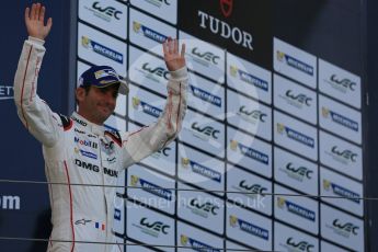 World © Octane Photographic Ltd. FIA World Endurance Championship (WEC), 6 Hours of Nurburgring , Germany - Race, Sunday 30th August 2015. Porsche Team – Porsche 919 Hybrid - LM LMP1 – Romain Dumas (2nd). Digital Ref : 1399LB5D2203