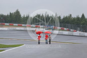 World © Octane Photographic Ltd. FIA World Endurance Championship (WEC), 6 Hours of Nurburgring , Germany - Setup, Thursday 27th August 2015. Teams on the track walk. Digital Ref : 1391LB1D2523