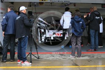 World © Octane Photographic Ltd. FIA World Endurance Championship (WEC), 6 Hours of Nurburgring , Germany - Setup, Thursday 27th August 2015. Porsche Team – Porsche 919 Hybrid - LMP1 - Timo Bernhard, Mark Webber and Brendon Hartley. Digital Ref : 1391LB1D2574