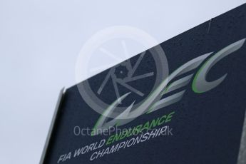 World © Octane Photographic Ltd. FIA World Endurance Championship (WEC) logo, 6 Hours of Nurburgring , Germany - Paddock, Thursday 27th August 2015. Digital Ref : 1391LB1D2594