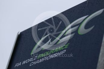 World © Octane Photographic Ltd. FIA World Endurance Championship (WEC) logo, 6 Hours of Nurburgring , Germany - Paddock, Thursday 27th August 2015. Digital Ref : 1391LB1D2599