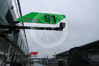 World © Octane Photographic Ltd. FIA World Endurance Championship (WEC), 6 Hours of Nurburgring , Germany - Setup, Thursday 27th August 2015. Porsche Team Manthey – Porsche 911RSR - LMGTE Pro – Richard Lietz and Michael Chistensen. Digital Ref : 1391LB5D0137