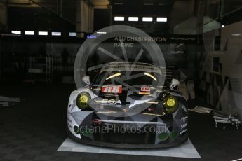 World © Octane Photographic Ltd. FIA World Endurance Championship (WEC), 6 Hours of Nurburgring , Germany - Setup, Thursday 27th August 2015. Abu Dhabi-Proton Racing – Porsche 911 RSR - LMGTE Am – Christian Ried, Klaus Bachler and Khaled Al Qubaisi. Digital Ref : 1391LB5D0147