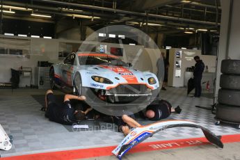 World © Octane Photographic Ltd. FIA World Endurance Championship (WEC), 6 Hours of Nurburgring , Germany - Setup, Thursday 27th August 2015. Aston Martin Racing – Aston Martin Vantage GTE - LMGTE Am – Roalde Goethe, Stuart Hall and Francesco Castellacci. Digital Ref : 1391LB5D0157