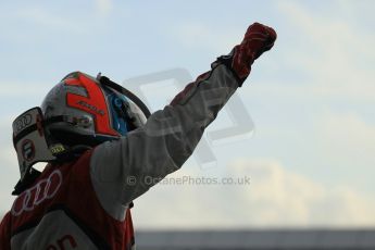 World © Octane Photographic Ltd. FIA World Endurance Championship (WEC), 6 Hours of Silverstone Race - Podium, UK, Sunday 12th April 2015. 1st Place, Audi R18 e-tron quattro - Marcel FASSLER. Digital Ref : 1227LW1L1920