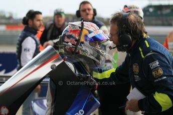 World © Octane Photographic Ltd. FIA World Endurance Championship (WEC), 6 Hours of Silverstone Race - Podium, UK, Sunday 12th April 2015. 3rd Place, Sebastien BUEMI. Digital Ref : 1227LW1L1929