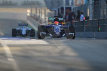 World © Octane Photographic Ltd. Sauber F1 Team C34-Ferrari – Felipe Nasr. Thursday 19th February 2015, F1 Winter testing, Circuit de Catalunya, Barcelona, Spain, Day 1. Digital Ref : 1187CB7B0103
