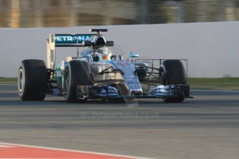World © Octane Photographic Ltd. Mercedes AMG Petronas F1 W06 Hybrid – Lewis Hamilton. Thursday 19th February 2015, F1 Winter testing, Circuit de Catalunya, Barcelona, Spain, Day 1. Digital Ref : 1187CB7B0144