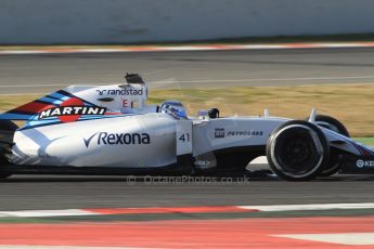 World © Octane Photographic Ltd. Williams Martini Racing FW37 – Susie Wolff. Thursday 19th February 2015, F1 Winter testing, Circuit de Catalunya, Barcelona, Spain, Day 1. Digital Ref:1187CB7B0208
