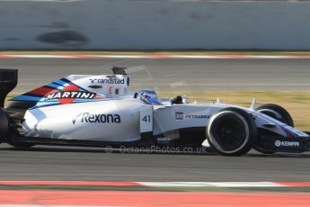 World © Octane Photographic Ltd. Williams Martini Racing FW37 – Susie Wolff. Thursday 19th February 2015, F1 Winter testing, Circuit de Catalunya, Barcelona, Spain, Day 1. Digital Ref:1187CB7B0296