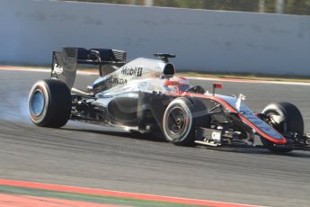 World © Octane Photographic Ltd. McLaren Honda MP4/30 – Jenson Button. Thursday 19th February 2015, F1 Winter testing, Circuit de Catalunya, Barcelona, Spain, Day 1. Digital Ref: 1187CB7B0347