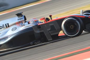 World © Octane Photographic Ltd. McLaren Honda MP4/30 – Jenson Button. Thursday 19th February 2015, F1 Winter testing, Circuit de Catalunya, Barcelona, Spain, Day 1. Digital Ref: 1187CB7B0350