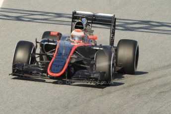 World © Octane Photographic Ltd. McLaren Honda MP4/30 – Jenson Button. Thursday 19th February 2015, F1 Winter testing, Circuit de Catalunya, Barcelona, Spain, Day 1. Digital Ref: 1187CB7B0372