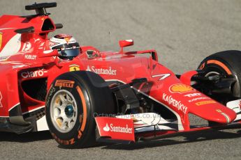 World © Octane Photographic Ltd. Scuderia Ferrari SF15-T – Kimi Raikkonen Thursday 19th February 2015, F1 Winter testing, Circuit de Catalunya, Barcelona, Spain, Day 1. Digital Ref: 1187CB7B0411