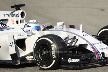 World © Octane Photographic Ltd. Williams Martini Racing FW37 – Susie Wolff. Thursday 19th February 2015, F1 Winter testing, Circuit de Catalunya, Barcelona, Spain, Day 1. Digital Ref:1187CB7B0532