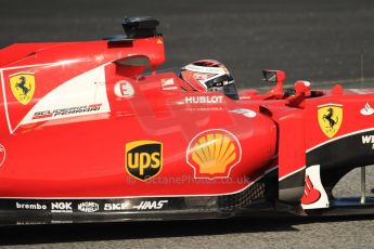 World © Octane Photographic Ltd. Scuderia Ferrari SF15-T – Kimi Raikkonen Thursday 19th February 2015, F1 Winter testing, Circuit de Catalunya, Barcelona, Spain, Day 1. Digital Ref: 1187CB7B0549
