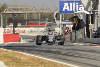 World © Octane Photographic Ltd. Infiniti Red Bull Racing RB11 – Daniel Ricciardo. Thursday 19th February 2015, F1 Winter testing, Circuit de Catalunia, Barcelona, Spain, Day 1. Digital Ref :1187CB7B0621
