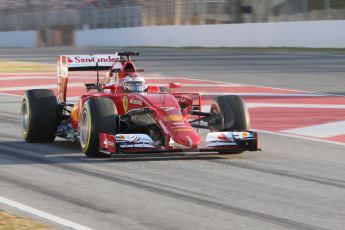 World © Octane Photographic Ltd. Scuderia Ferrari SF15-T – Kimi Raikkonen Thursday 19th February 2015, F1 Winter testing, Circuit de Catalunya, Barcelona, Spain, Day 1. Digital Ref: 1187CB7D1332