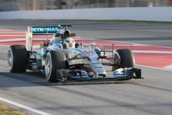 World © Octane Photographic Ltd. Mercedes AMG Petronas F1 W06 Hybrid – Lewis Hamilton. Thursday 19th February 2015, F1 Winter testing, Circuit de Catalunya, Barcelona, Spain, Day 1. Digital Ref : 1187CB7D1340