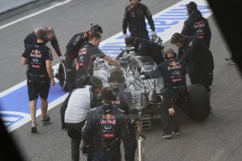 World © Octane Photographic Ltd. Infiniti Red Bull Racing RB11 – Daniel Ricciardo. Thursday 19th February 2015, F1 Winter testing, Circuit de Catalunia, Barcelona, Spain, Day 1. Digital Ref :1187CB7D1365