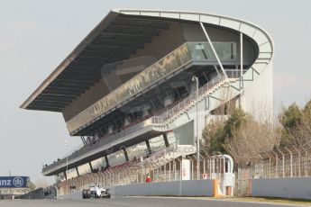 World © Octane Photographic Ltd. Williams Martini Racing FW37 – Susie Wolff. Thursday 19th February 2015, F1 Winter testing, Circuit de Catalunya, Barcelona, Spain, Day 1. Digital Ref:1187CB7L1483
