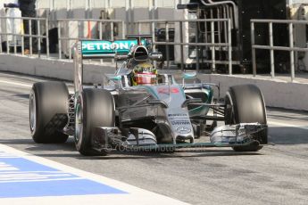 World © Octane Photographic Ltd. Mercedes AMG Petronas F1 W06 Hybrid – Pascal Wehrlein. Thursday 19th February 2015, F1 Winter testing, Circuit de Catalunya, Barcelona, Spain, Day 1. Digital Ref :1187CB7L1506
