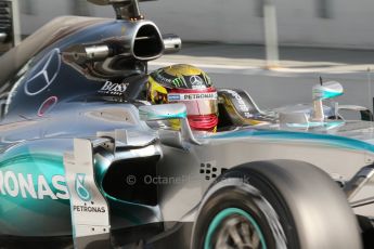 World © Octane Photographic Ltd. Mercedes AMG Petronas F1 W06 Hybrid – Pascal Wehrlein. Thursday 19th February 2015, F1 Winter testing, Circuit de Catalunya, Barcelona, Spain, Day 1. Digital Ref : 1187CB7L1508