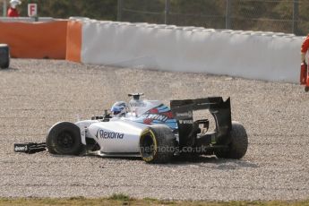 World © Octane Photographic Ltd. Williams Martini Racing FW37 – Susie Wolff. Thursday 19th February 2015, F1 Winter testing, Circuit de Catalunya, Barcelona, Spain, Day 1. Digital Ref:1187CB7L1583