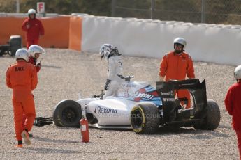 World © Octane Photographic Ltd. Williams Martini Racing FW37 – Susie Wolff. Thursday 19th February 2015, F1 Winter testing, Circuit de Catalunya, Barcelona, Spain, Day 1. Digital Ref:1187CB7L1591