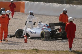 World © Octane Photographic Ltd. Williams Martini Racing FW37 – Susie Wolff. Thursday 19th February 2015, F1 Winter testing, Circuit de Catalunya, Barcelona, Spain, Day 1. Digital Ref:1187CB7L1594