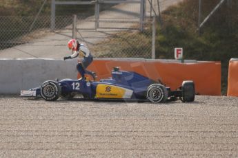 World © Octane Photographic Ltd. Sauber F1 Team C34-Ferrari – Felipe Nasr. Thursday 19th February 2015, F1 Winter testing, Circuit de Catalunya, Barcelona, Spain, Day 1. Digital Ref : 1187CB7L1609