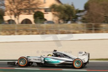 World © Octane Photographic Ltd. Mercedes AMG Petronas F1 W06 Hybrid – Pascal Wehrlein. Thursday 19th February 2015, F1 Winter testing, Circuit de Catalunya, Barcelona, Spain, Day 1. Digital Ref : 1187CB7L1638
