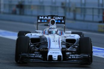 World © Octane Photographic Ltd. Williams Martini Racing FW37 – Susie Wolff. Thursday 19th February 2015, F1 Winter testing, Circuit de Catalunya, Barcelona, Spain, Day 1. Digital Ref: 1187LB1D5411