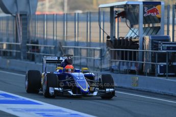 World © Octane Photographic Ltd. Sauber F1 Team C34-Ferrari – Felipe Nasr. Thursday 19th February 2015, F1 Winter testing, Circuit de Catalunya, Barcelona, Spain, Day 1. Digital Ref : 1187LB1D5472