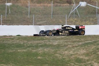 World © Octane Photographic Ltd. Lotus F1 Team E23 Hybrid – Pastor Maldonado. Thursday 19th February 2015, F1 Winter testing, Circuit de Catalunya, Barcelona, Spain, Day 1. Digital Ref : 1187LB1D5594