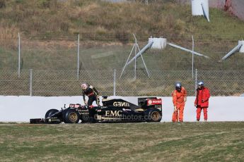 World © Octane Photographic Ltd. Lotus F1 Team E23 Hybrid – Pastor Maldonado. Thursday 19th February 2015, F1 Winter testing, Circuit de Catalunya, Barcelona, Spain, Day 1. Digital Ref : 1187LB1D5616